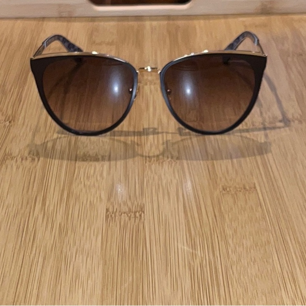 Kate spade cat eye JABREA/S sunglasses brown/gold/blue EUC